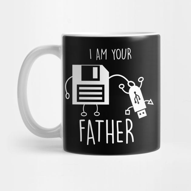 Cute & Funny USB Floppy Disk I Am Your Father Pun by theperfectpresents